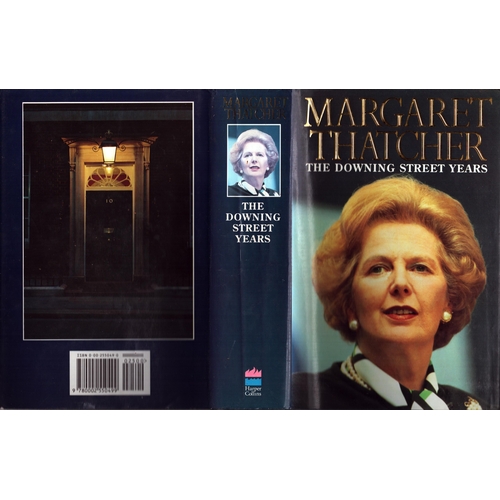 12 - Margaret Thatcher signed The Downing Street Years hardback book.