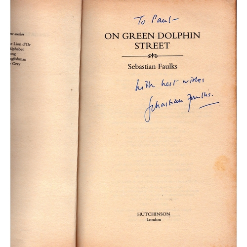 27 - Sebastian Faulks signed On Green Dolphin Street softback book.