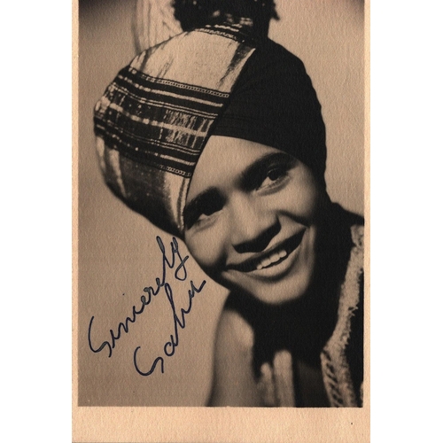 39 - Sabu signed 6x4inch black and white photo.