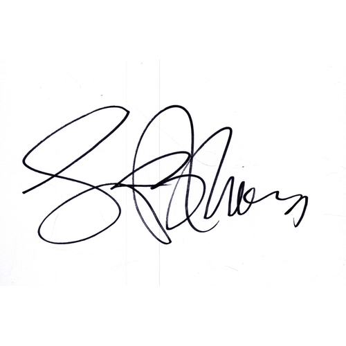 67 - Lance Armstrong signed 6x4inch white card.