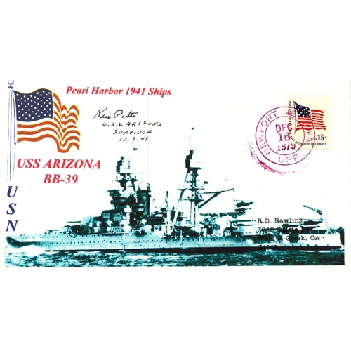 91 - Ken Potts signed FDC.