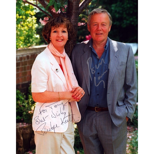 117 - Penelope Keith and 1 other signed 10x8inch colour photo.