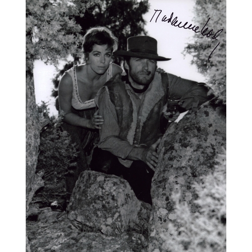 118 - Marianne Koch signed 10x8inch black and white photo.