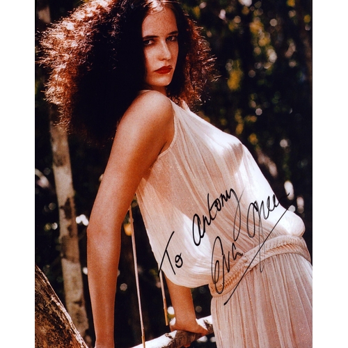 98 - Eva Green signed 10x8inch colour photo.  Dedicated.