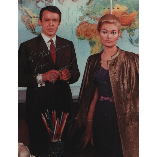 10 - William Gaunt and Alexandra Bastedo signed 10x8inch Champions colour photo.