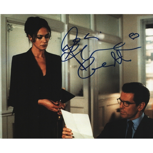 21 - Maria Grazia Cucinotta signed 10x8inch James Bond colour photo.