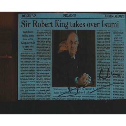 23 - David Calder signed 10x8inch James Bond colour photo.