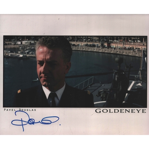31 - Pavel Douglas signed 10x8inch James Bond Goldeneye colour photo.
