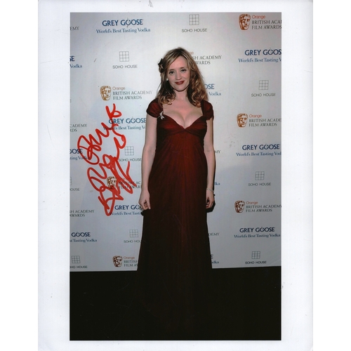 33 - Anne Marie Duff signed 10x8inch colour photo.