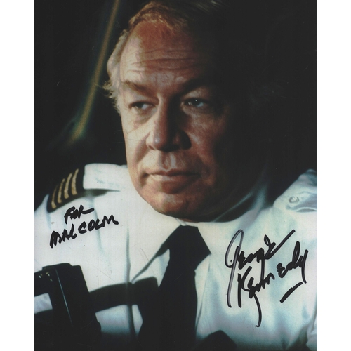 34 - George Kennedy signed 10x8inch colour photo. Dedicated.