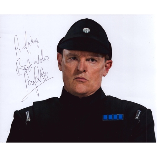 8 - Tony Pitts signed 10X8 inch colour photo dedicated.