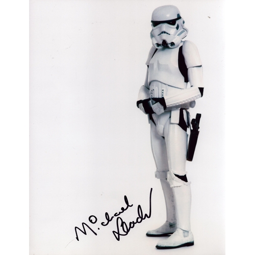 121 - Michael Leader signed 10X8 inch colour photo.