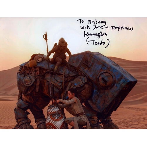 39 - Kiran Shah signed 10x8 inch colour photo Dedicated