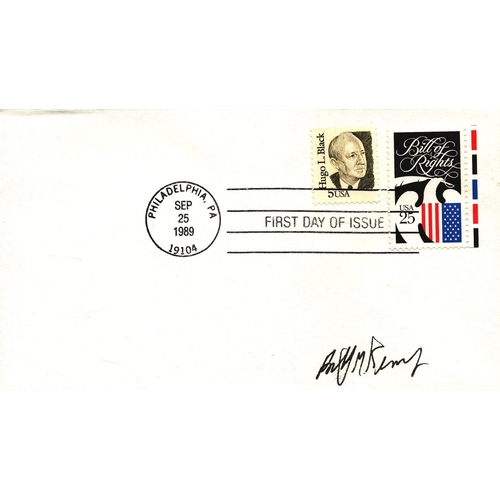 115 - Supreme Court Anthony Kennedy signed commemorative cover. Good condition Est.