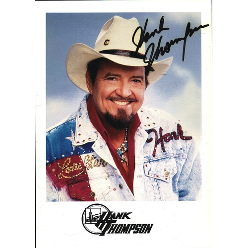 118 - Hank Thompson signed 7x5inch colour photo. Good condition Est.