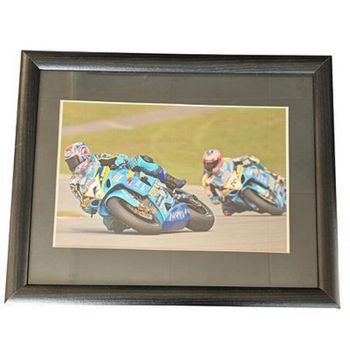 63 - John Hopkins 16x12 inch framed and mounted colour photo. Unsigned. Good condition Est.