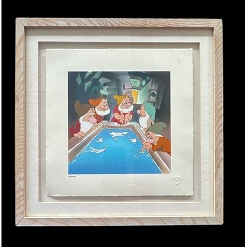 81 - Disney Limited Edition serigraph featuring Walt Disney`s 1st feature Snow White and the Seven Dwarfs... 