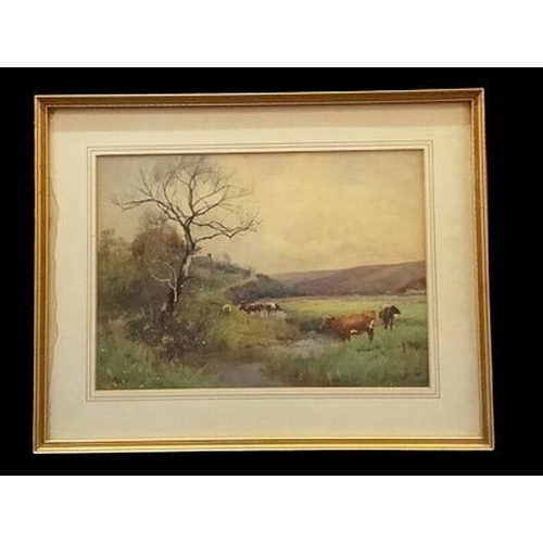 99 - B.D. Sigmund A Quant Corner in Surrey 1913 framed art work. Measures 19 inch by 15 inch appx.