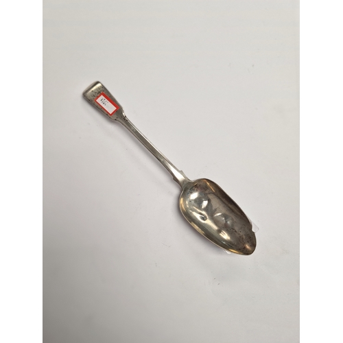 1 - A Georgian silver serving spoon hallmarked possibly George Wintle, London 1813, 1.83ozt approx