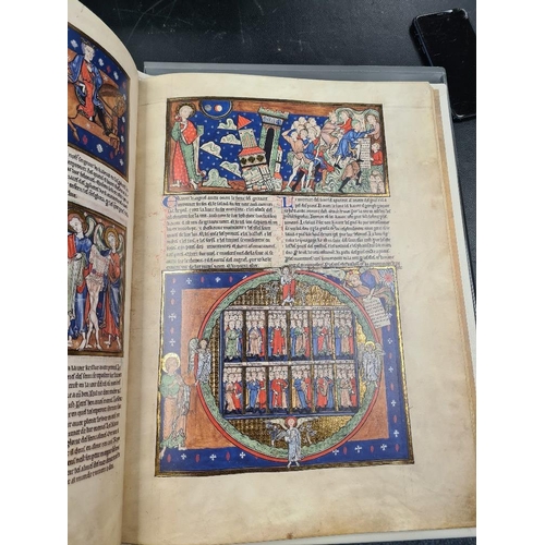 1140 - Trinity Apocalypse book illuminated pages from the original circa 1256. this limited edition numbere... 