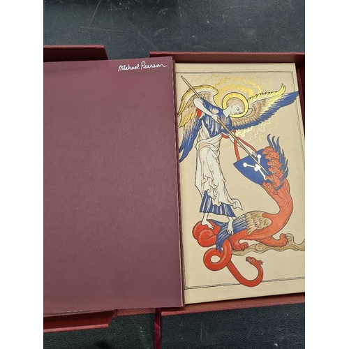 1142 - The Getty Apocalypse published by the Folio Society 2011m, 2 books in fitted case