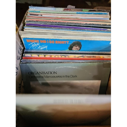 150 - Box of vinyl LP records to include some 70s/80s rock and pop