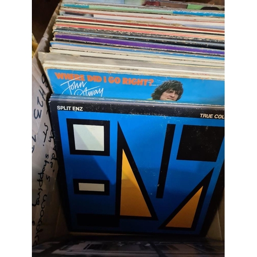 150 - Box of vinyl LP records to include some 70s/80s rock and pop