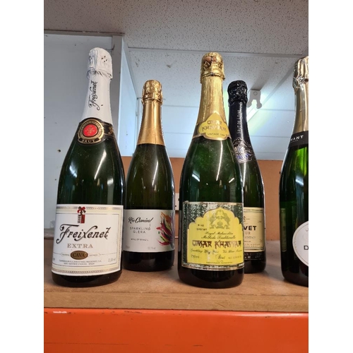 46 - Mixed sparkling wine and similar, 10 bottles