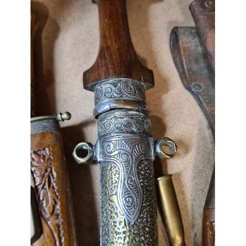 56 - Old Bayonet, eastern dagger and sundry