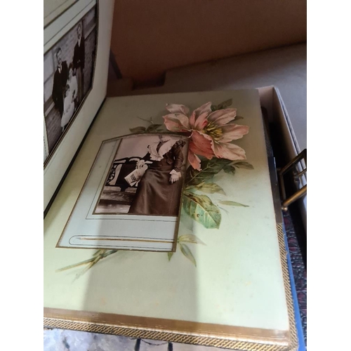 60 - Victorian photo album, old photos and sundry