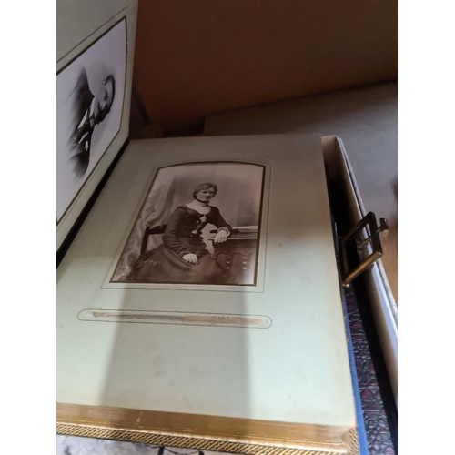 60 - Victorian photo album, old photos and sundry