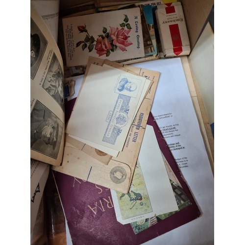 85 - Mixed ephemera including military related