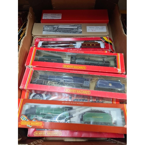 113 - Quantity of Hornby OO gauge locomotives and tenders including Duke of Sutherland (10)