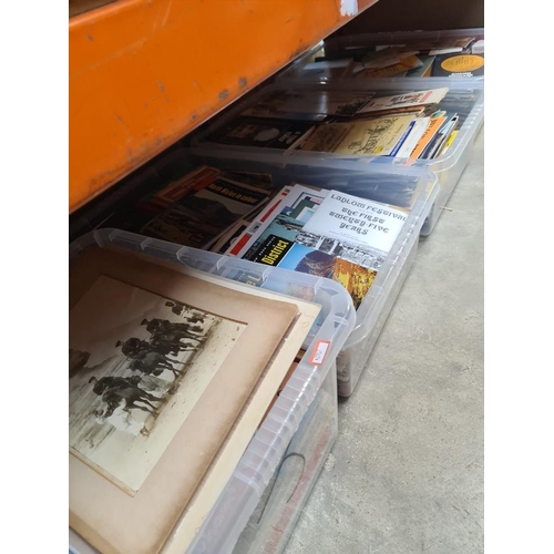 115 - 4 trays of mixed ephemera, mainly 20th Century