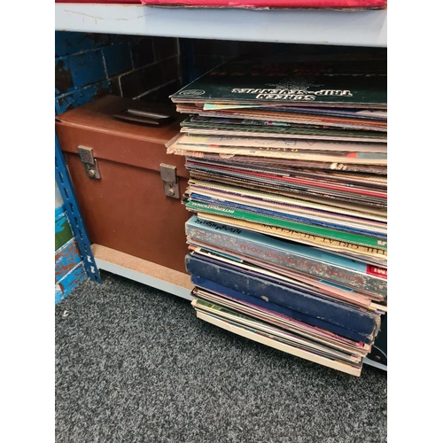 13 - Large quantity of vinyl records mainly LPs. Also including 78rpm version of 'Hound Dog'