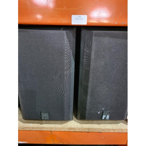 158 - Pair of Bowers and Wilkins 600 series speakers, 34cm