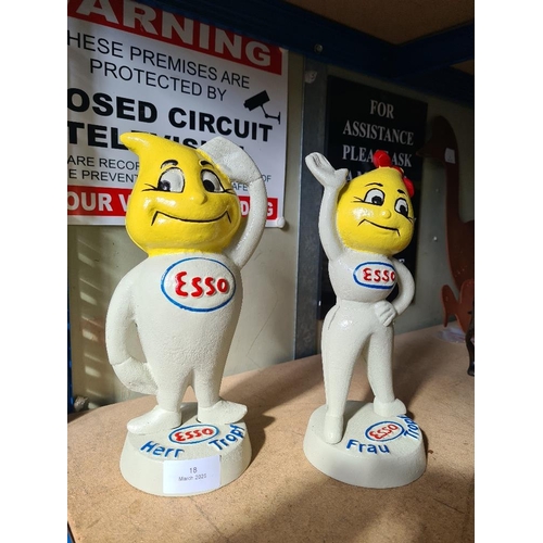 18 - Pair of Esso banks