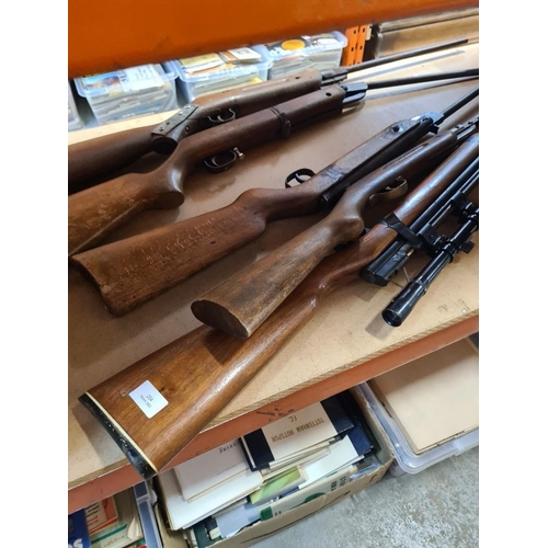 254 - 5 various air rifles