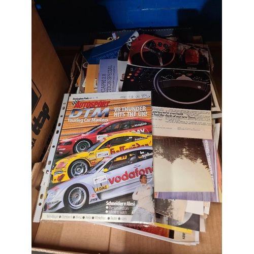 322 - Quantity of Motoring ephemera including books, magazines, etc