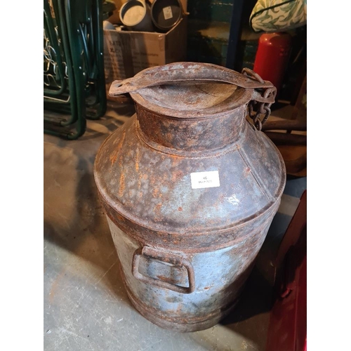 46 - Old milk churn