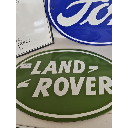 80 - Landrover vitreous sign 16 x 10