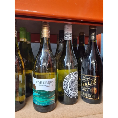 121 - 9 bottles of Sauvignon Blanc and other alcohol