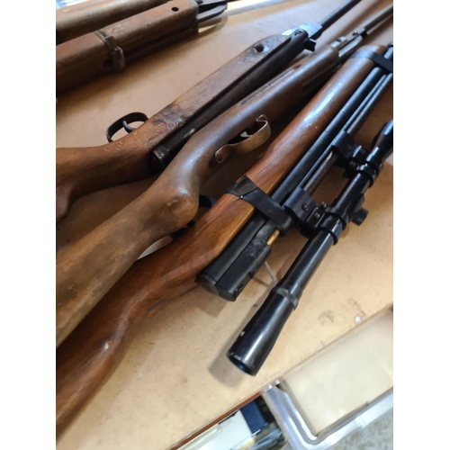 254 - 5 various air rifles