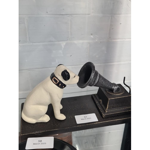 57 - HMV Dog with gramophone