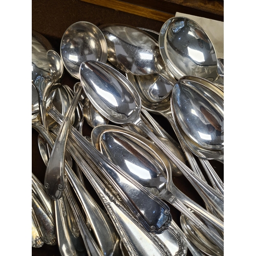 36 - Two cases of plated cutlery, mostly Mappin and Webb. Condition Report: No obvious damage