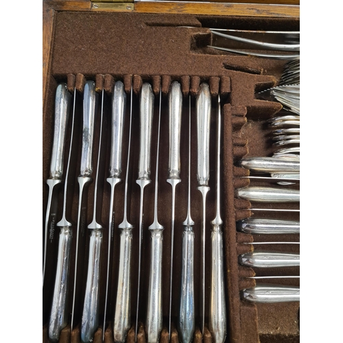 36 - Two cases of plated cutlery, mostly Mappin and Webb. Condition Report: No obvious damage
