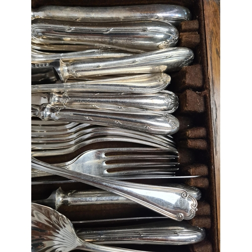 36 - Two cases of plated cutlery, mostly Mappin and Webb. Condition Report: No obvious damage