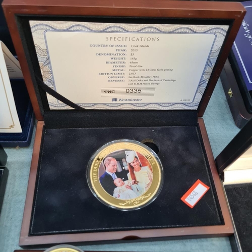A quantity of commemorative mint coins, mainly Westminster examples ...