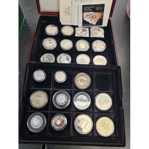 Westminster Mint, a collection of commemorative silver crowns and others (23)