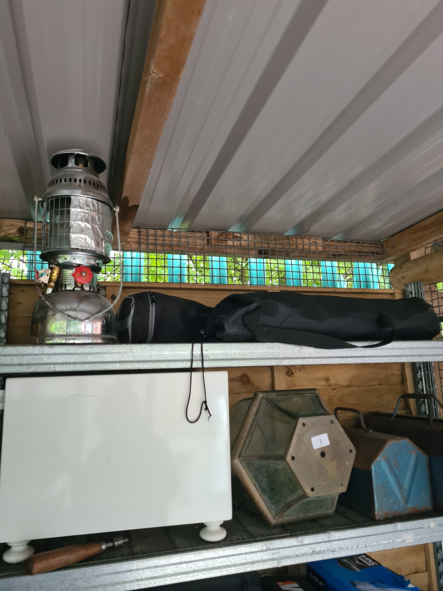 A sundry lot to include 2 small tool boxes.